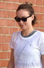 OLIVIA WILDE Leaves a Gym in Studio City 02/09/2018