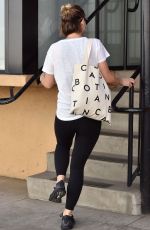 OLIVIA WILDE Leaves a Gym in Studio City 02/09/2018