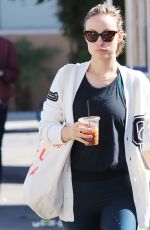 OLIVIA WILDE Out and About in Los Angeles 02/13/2018