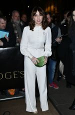 OPHELIA LOVIBOND at London Evening Standard British Film Awards in London 02/08/2018