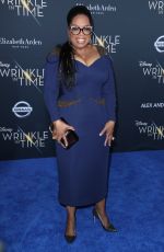 OPRAH WINFREY at A Wrinkle in Time Premiere in Los Angeles 02/26/2018