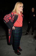 PALOMA FAITH Arrives at Burberry Show at London Fashion Week 02/17/2018
