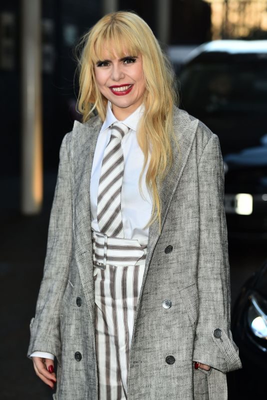 PALOMA FAITH Arrives at ITV Studios in London 02/01/2018