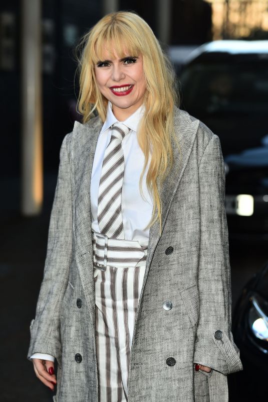 PALOMA FAITH Arrives at ITV Studios in London 02/01/2018