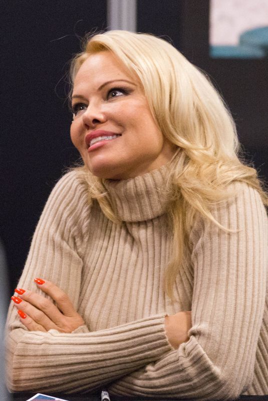PAMELA ANDERSON at 25th Paris Manga and Sci-fi Show in Paris 02/03/2018