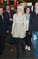 PAMELA ANDERSON Out and About in Paris 02/03/2018