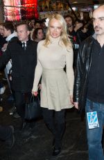 PAMELA ANDERSON Out and About in Paris 02/03/2018