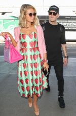 PARIS HILTON and Chris Zylka at LAX Airport in Los Angeles 02/08/2018