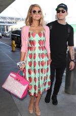 PARIS HILTON and Chris Zylka at LAX Airport in Los Angeles 02/08/2018