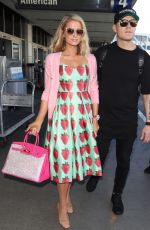 PARIS HILTON and Chris Zylka at LAX Airport in Los Angeles 02/08/2018