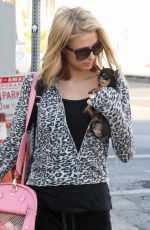 PARIS HILTON Heading to a Spa in West Hollywood 02/07/2018