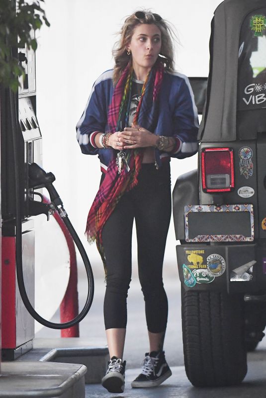 PARIS JACKSON at a Gas Station in Los Angeles 02/22/2018