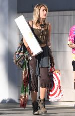 PARIS JACKSON Shows New Blonde Hair Out in Los Angeles 02/03/2018
