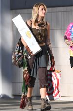 PARIS JACKSON Shows New Blonde Hair Out in Los Angeles 02/03/2018