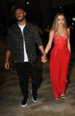 PERRIE EDWARDS and Alex Oxlade-Chamberlain Leaves Menagerie Restaurant & Bar in Manchester 02/24/2018