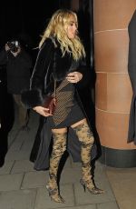PETRA ECCLESTONE at C London Restaurant in Mayfair 01/31/2018