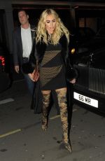 PETRA ECCLESTONE at C London Restaurant in Mayfair 01/31/2018