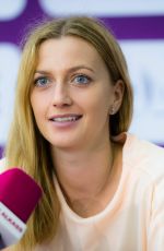PETRA KVITOVA at 2018 WTA Qatar Open Press Conference in Doha 02/14/2018