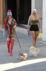 PHOEBE PRICE and SOPHIA VEGAS Out for Lunch at E Baldi in Beverly Hills 02/07/2017