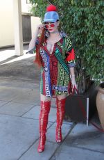 PHOEBE PRICE and SOPHIA VEGAS Out for Lunch at E Baldi in Beverly Hills 02/07/2017