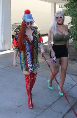 PHOEBE PRICE and SOPHIA VEGAS Out for Lunch at E Baldi in Beverly Hills 02/07/2017