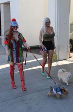 PHOEBE PRICE and SOPHIA VEGAS Out for Lunch at E Baldi in Beverly Hills 02/07/2017