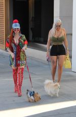 PHOEBE PRICE and SOPHIA VEGAS Out for Lunch at E Baldi in Beverly Hills 02/07/2017