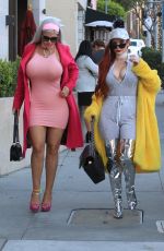 PHOEBE PRICE  and SOPHIA VEGAS WOLLERSHEIM Out Shopping in Beverly Hills 02/17/2018