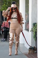 PHOEBE PRICE Out Shopping in Beverly Hills 02/06/2018