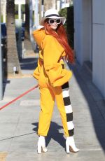 PHOEBE PRICE Out Shopping in Los Angeles 02/23/2018