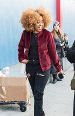 PHOEBE ROBINSON Arrives at Creatures of Comfort Fashion Show in New York 02/08/2018