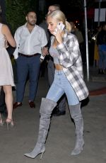 PIA MIA PEREZ Leaves Avenue Night Club in Hollywood 02/03/2018