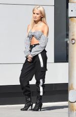 PIA MIA PEREZ on the Set of a Photoshoot at Rodeo Drive in Beverly Hills 02/09/2018