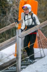 PIPPA MIDDLETON on Vacation in Switzerland 02/19/2018