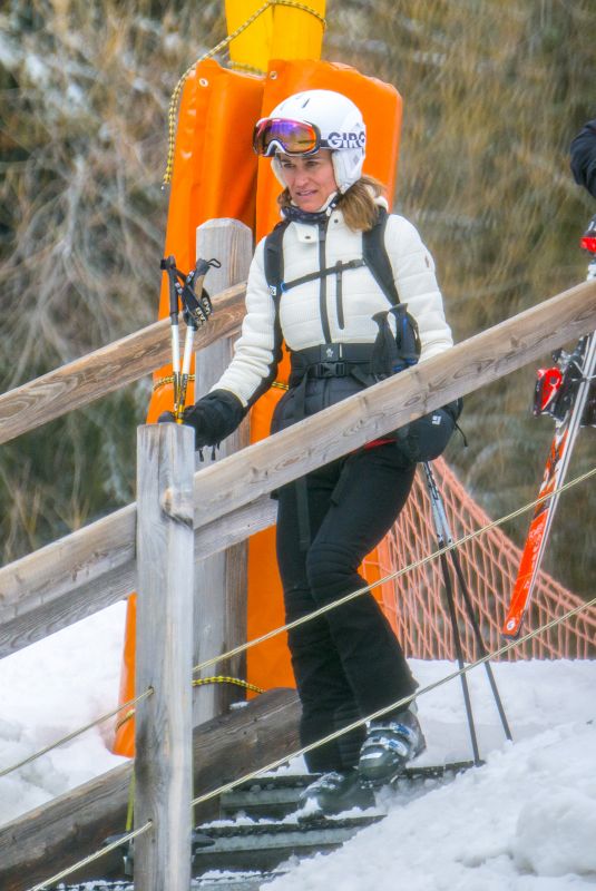 PIPPA MIDDLETON on Vacation in Switzerland 02/19/2018