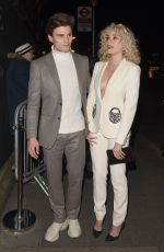 PIXIE LOTT and OLIVER CHSHIRE at Vogue x Tiffany & Co Bafta Afterparty in London 02/18/2018