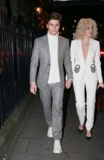PIXIE LOTT and OLIVER CHSHIRE at Vogue x Tiffany & Co Bafta Afterparty in London 02/18/2018