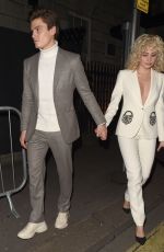 PIXIE LOTT and OLIVER CHSHIRE at Vogue x Tiffany & Co Bafta Afterparty in London 02/18/2018