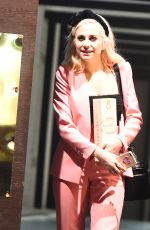 PIXIE LOTT Leaves Ours Resturant in London 02/13/2018