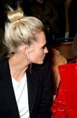 POPPY DELEVINGNE Arrives at Burberry Show at London Fashion Week 02/17/2018