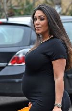 Pregnant CASEY BATCHELOR Out Shopping in Essex 02/28/2018