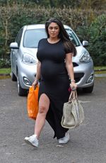 Pregnant CASEY BATCHELOR Out Shopping in Essex 02/28/2018