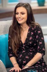 Pregnant CHER LLOYD at Lorraine TV Show in London 02/28/2018