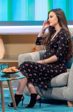 Pregnant CHER LLOYD at Lorraine TV Show in London 02/28/2018