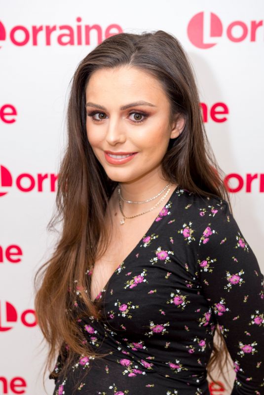 Pregnant CHER LLOYD at Lorraine TV Show in London 02/28/2018