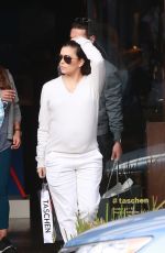 Pregnant EVA LONGORIA Out and About in Beverly Hills 02/10/2018