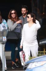 Pregnant EVA LONGORIA Out and About in Beverly Hills 02/10/2018