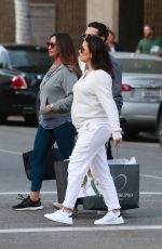 Pregnant EVA LONGORIA Out and About in Beverly Hills 02/10/2018