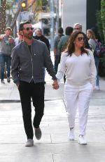 Pregnant EVA LONGORIA Out and About in Beverly Hills 02/10/2018