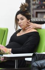 Pregnant EVA LONGORIA Out in Beverly Hills 02/22/2018